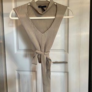 Tank top with wrap around